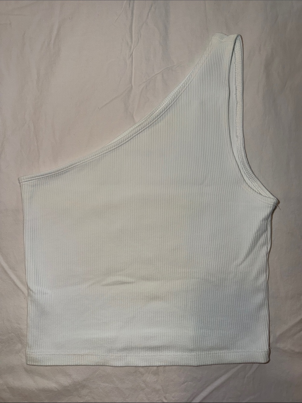 Abercrombie & Fitch Ribbed One-Shoulder Top